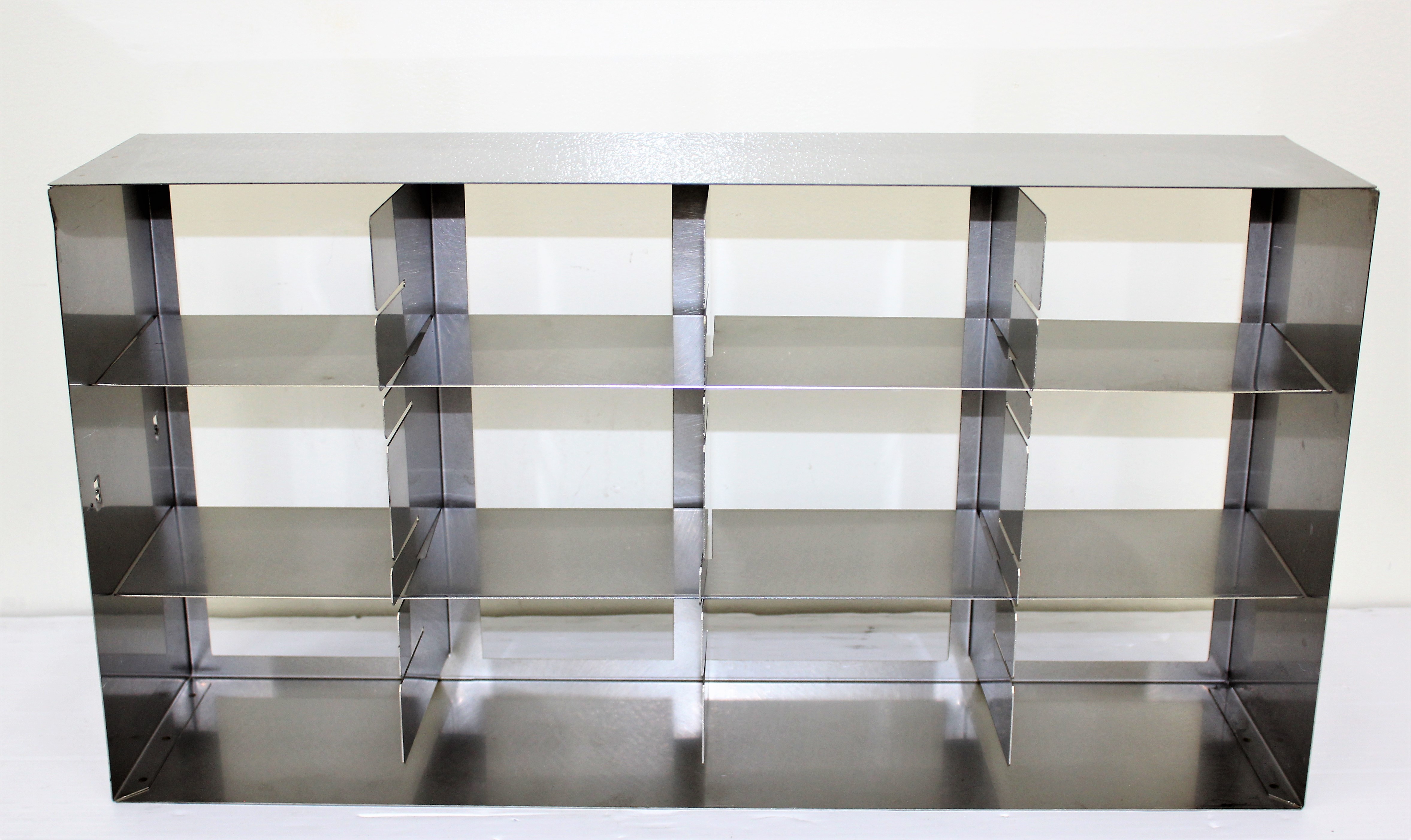 Ult Freezer Racking REUZEit - Stainless Steel Freezer Rack Upright ULT 12 Box Capacity ...