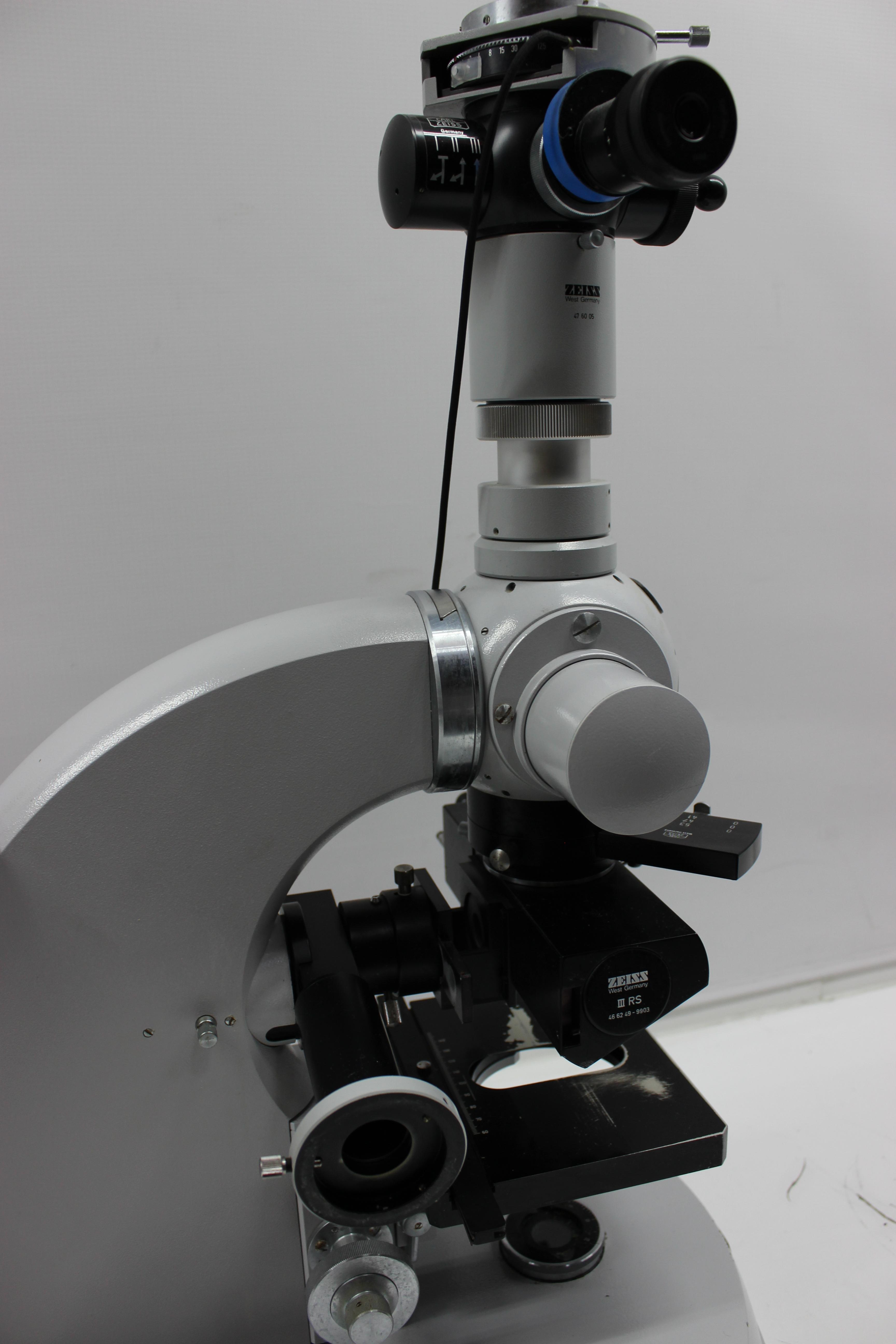 Zeiss Instruments REUZEit - Carl Zeiss III RS 46 62 49 Microscope Imager w/ Eye Piece ...