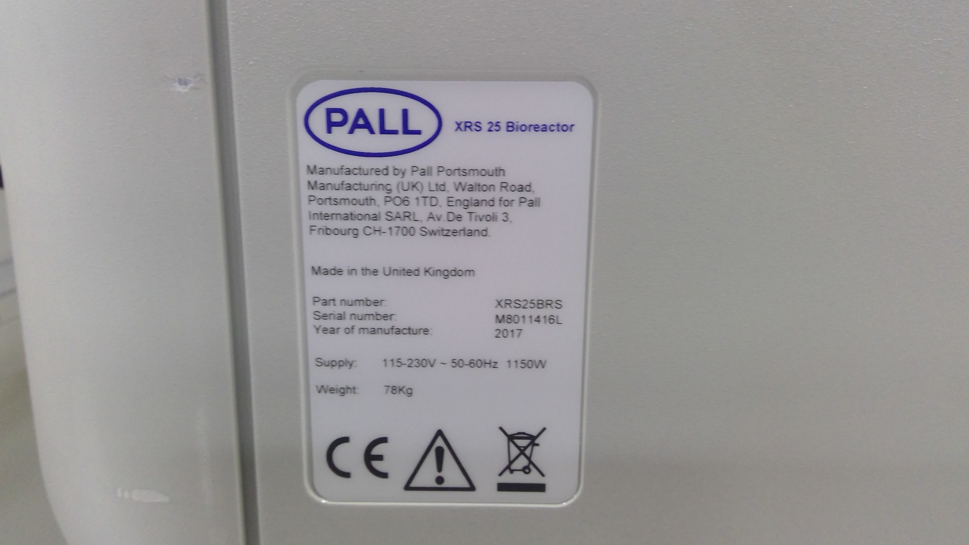 Reator Biológico PALL  XRS25BRS