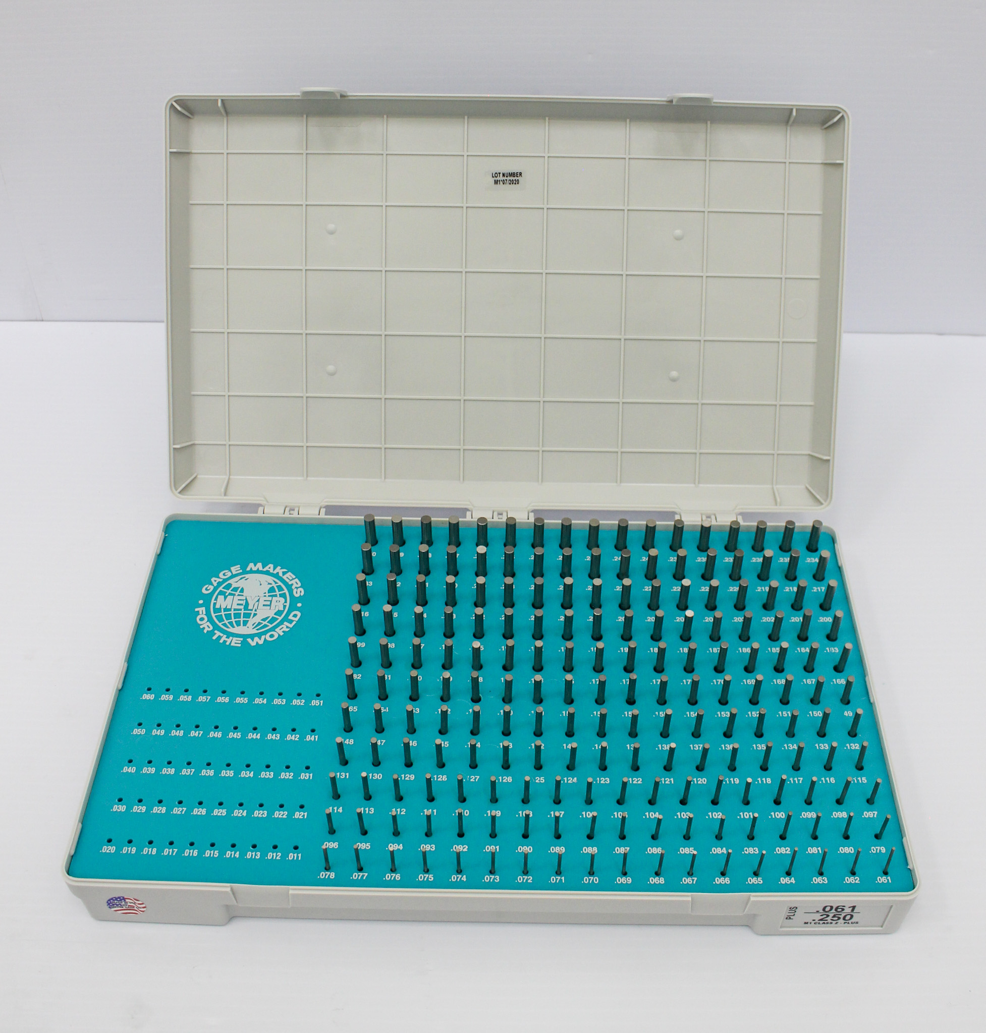REUZEit - Meyer CPD Storage Pin Gage Set .0115 - .2505 190 Pieces ...