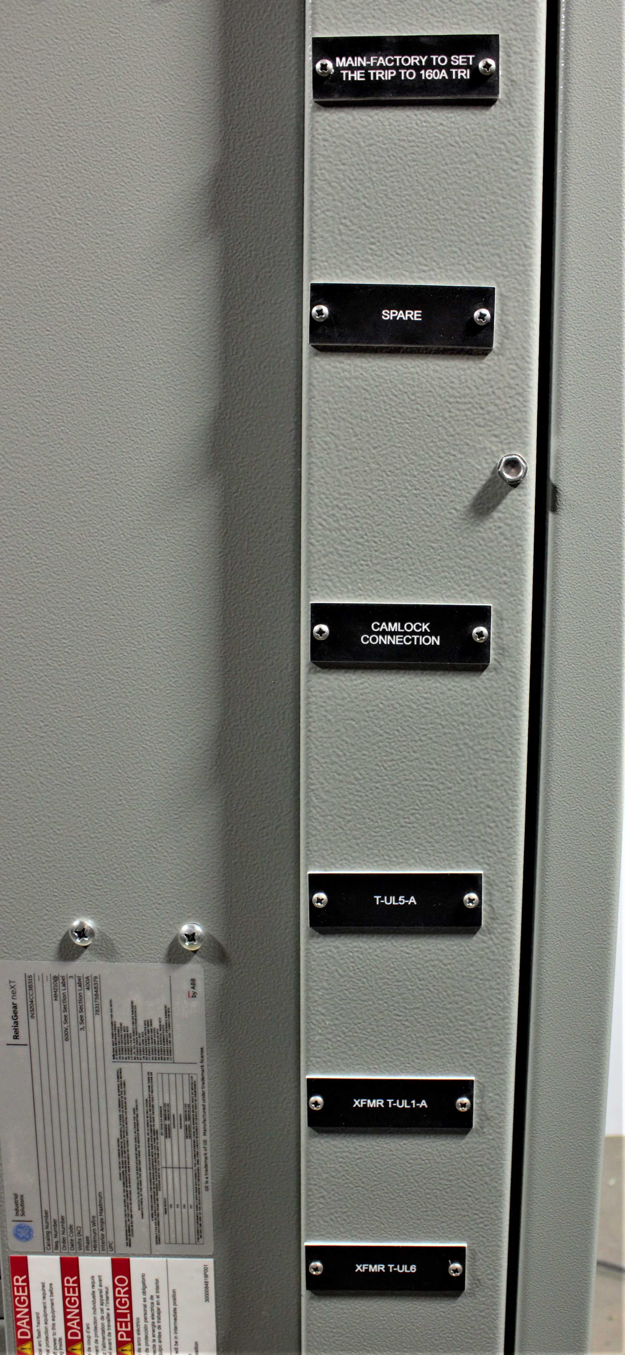 Equipamentos Diversos para Fábricas ABB Group ReliaGear neXT 600V. Sem Uso