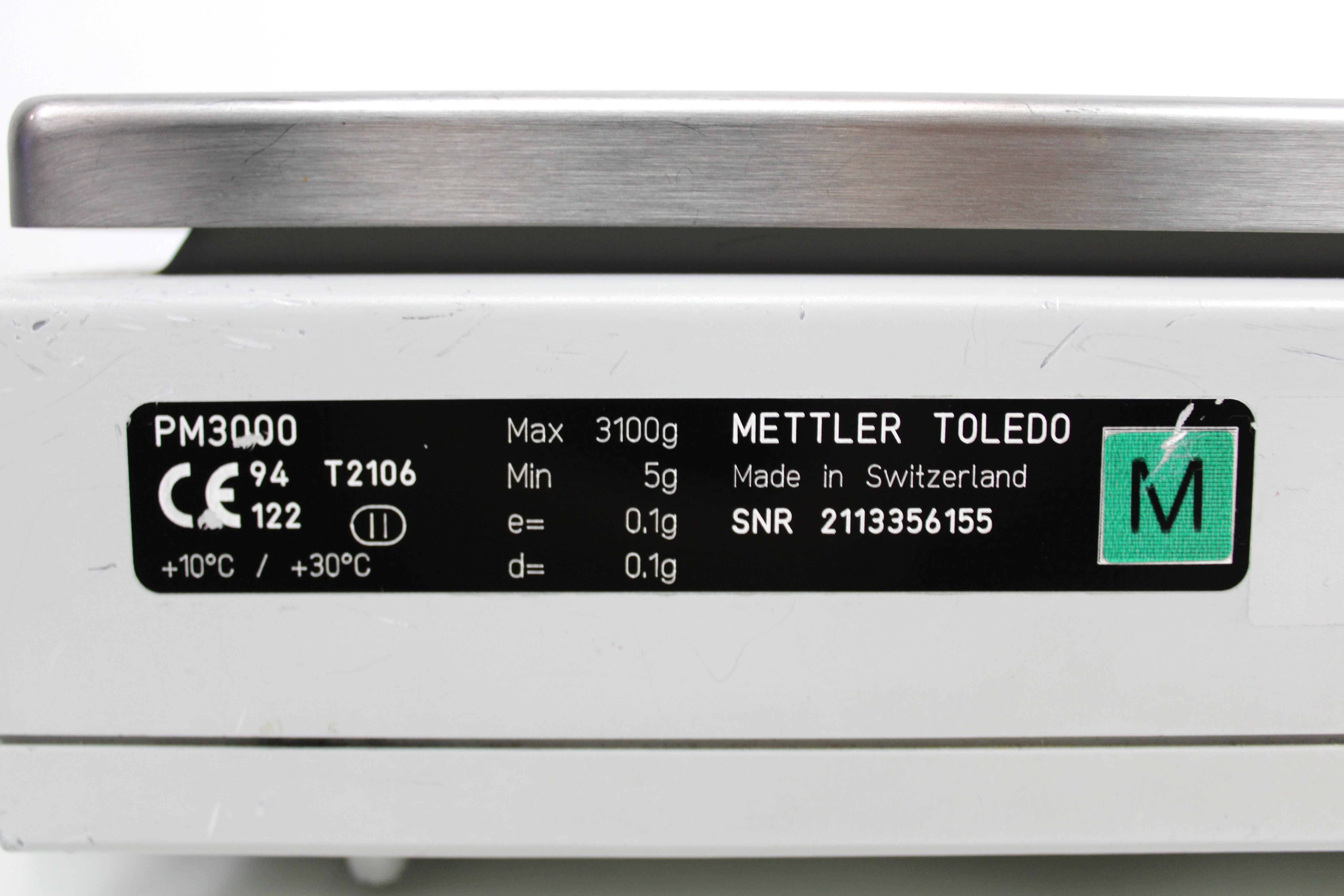 REUZEit - Mettler PM3000 Precision Balance 3100g Capacity Outputs ...