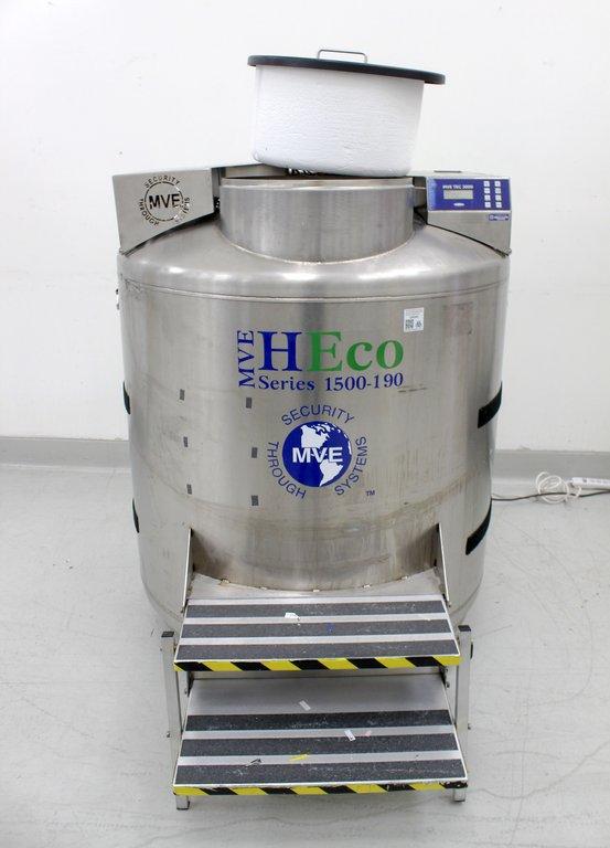 Cryotank Racks REUZEit - MVE HECO 1536P-190AF-GB Dewar Cryotank With Racks, High Temp ...