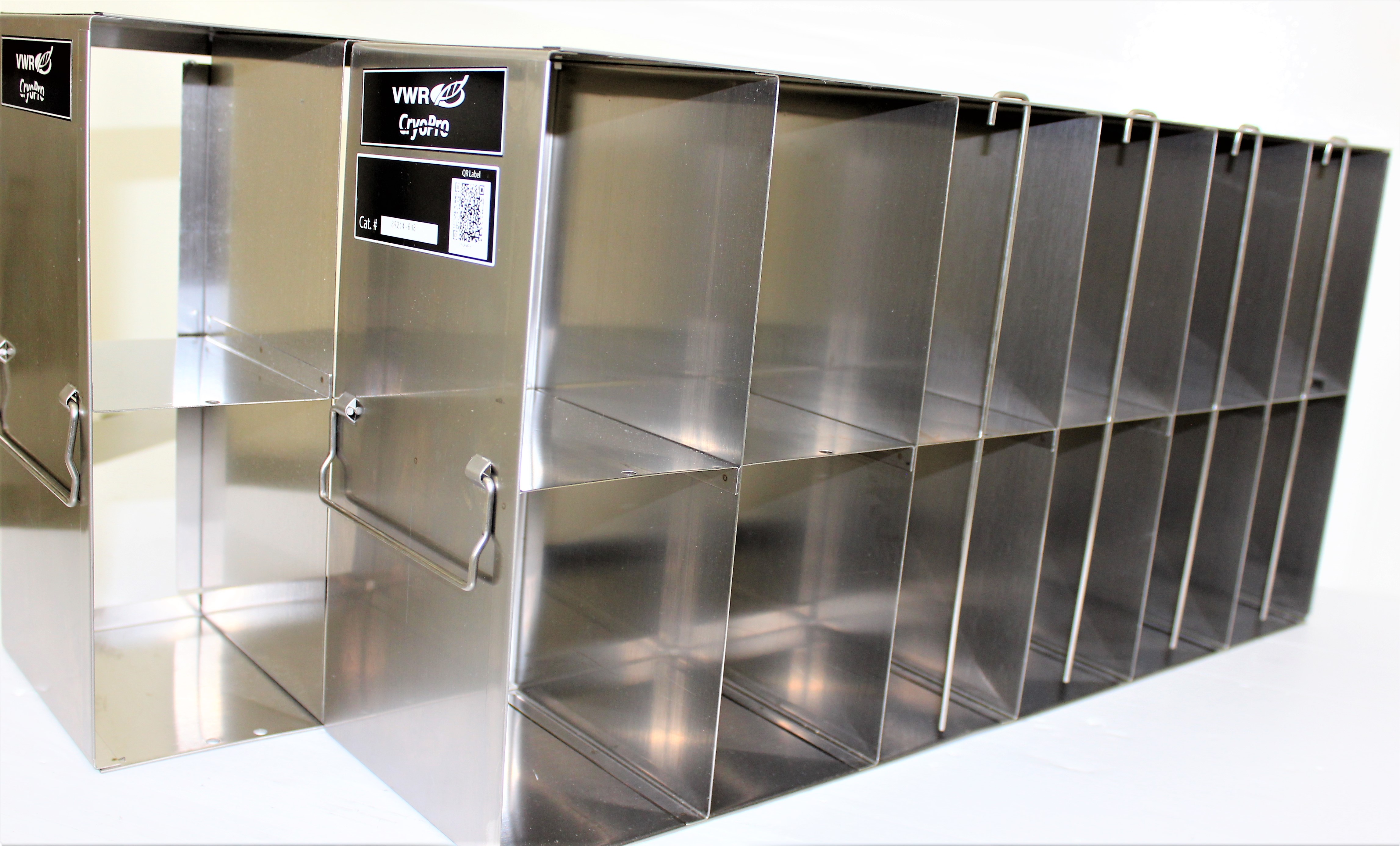 Storage Rack Vwr REUZEit - VWR 89214-698 Ultra Low Freezer Rack 12 Slot Stainless Steel ...