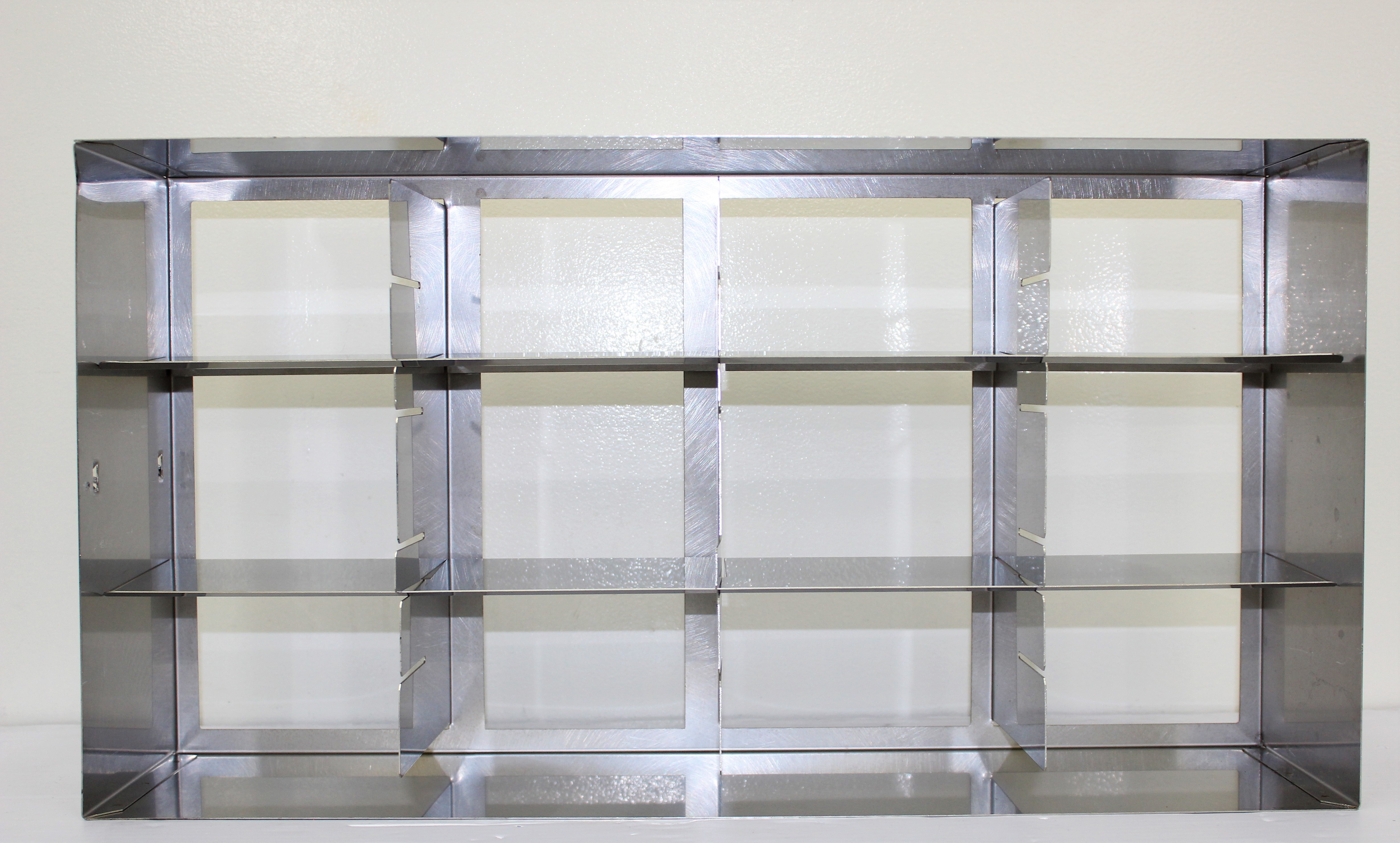 Metal Freezer Racking REUZEit - Stainless Steel Freezer Rack Upright ULT 12 Box Capacity ...