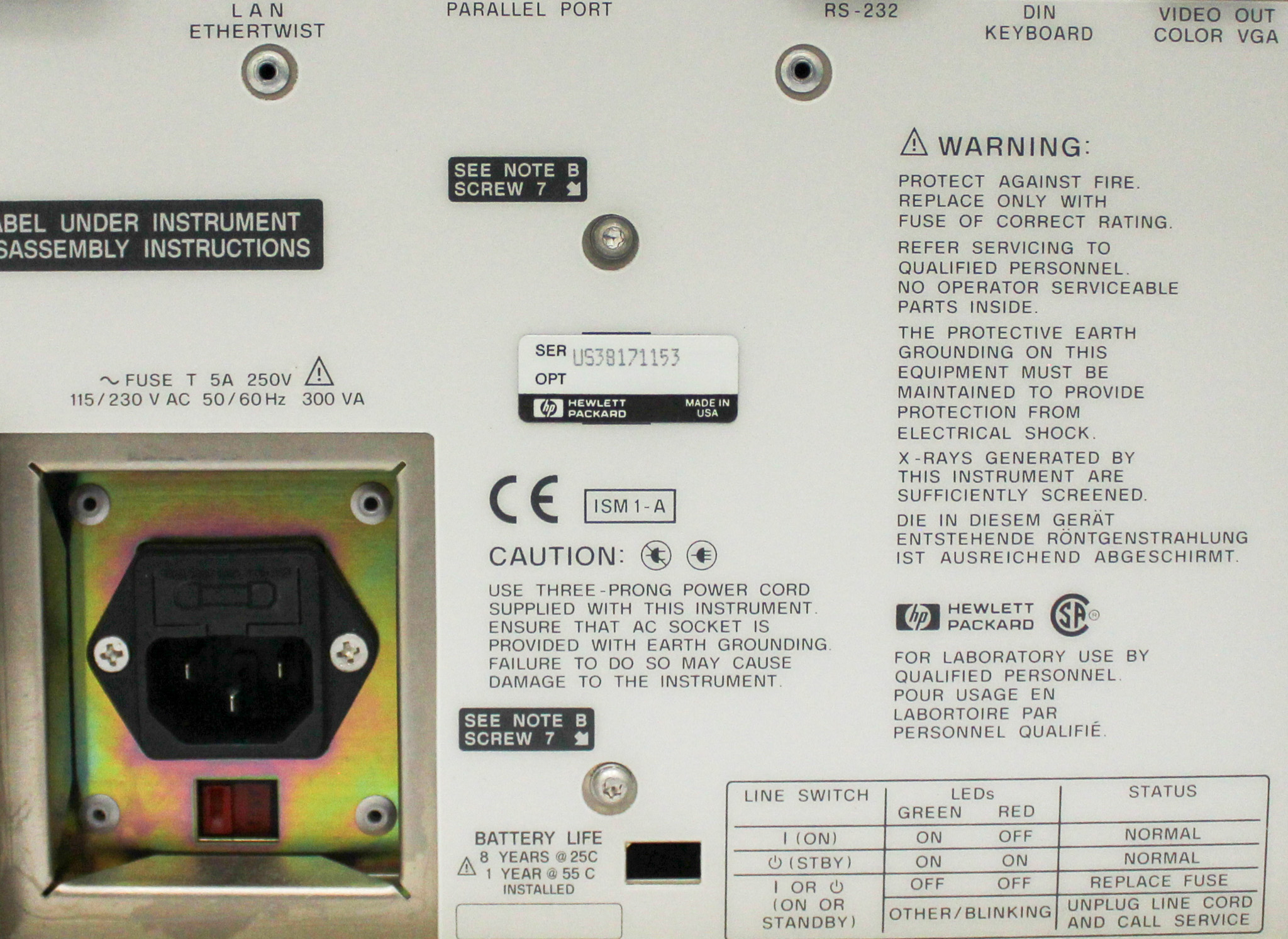 REUZEit - HP 8714C RF Network Analyzer Transmission Reflection Test ...