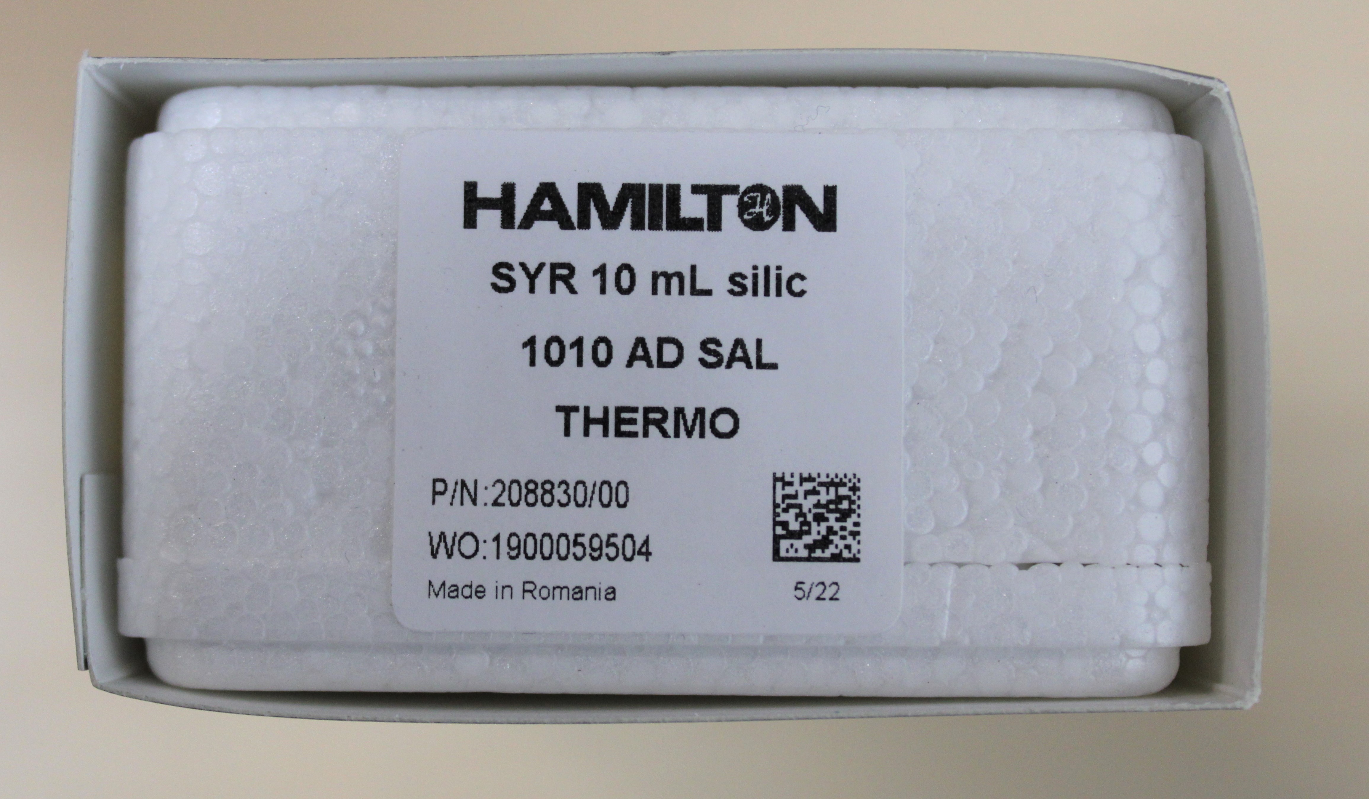 REUZEit - Hamilton SYR 10 mL silic 1010 Thermo System Fully Functional ...